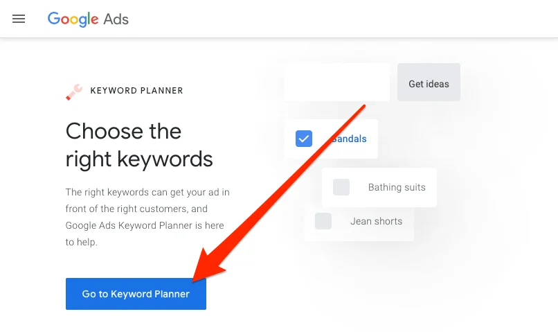 Google Keyword Planner